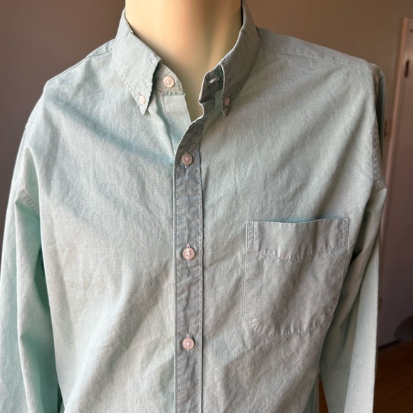 J Crew Slim Fit Button Down Long Sleeve Shirt | Easter Green - Picture 2 of 9
